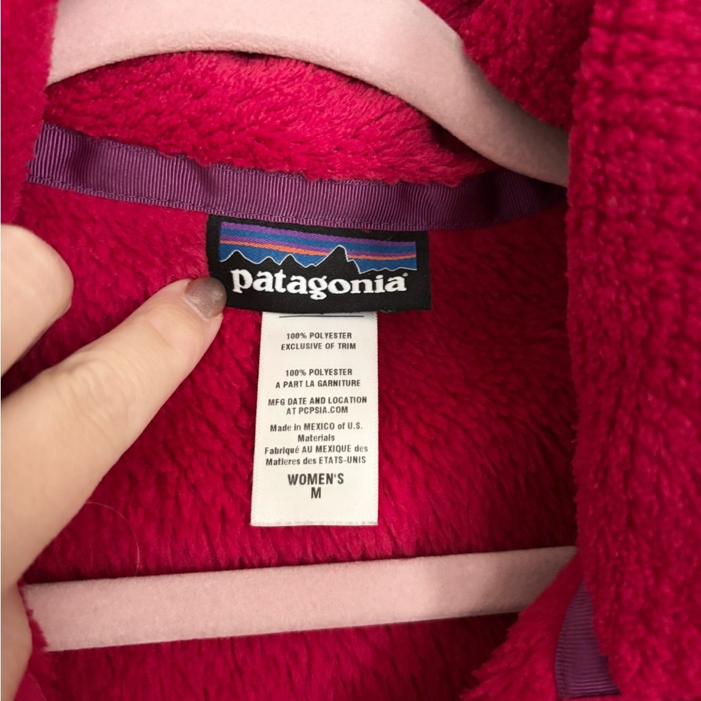 Patagonia Red/Pink Snap-T Fleece - Picture 3 of 4